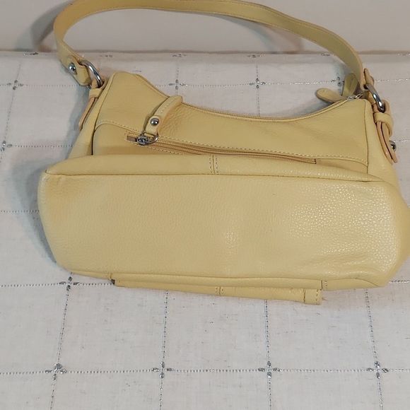 Yellow Pebble Leather Bag - Picture 6 of 7